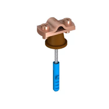 J.PRÖPSTER-1032 vezetéktartó réz/műa. +cs+t.