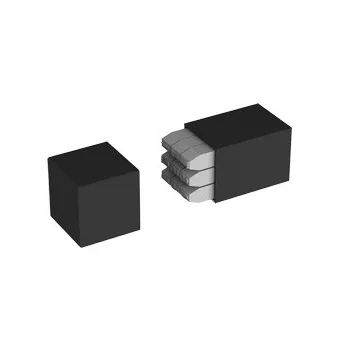 J.PRÖPSTER-1059 beütőszám 0-9, 10mm betűnagyság