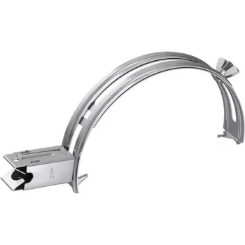   J.PRÖPSTER-110521 R - tetővez. tartó Niro kúpcserépre, Rd10-hez, V2A, eltartás: 37mm