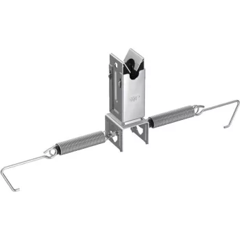   J.PRÖPSTER-110529 R - tetővez. tartó Niro kúpcserépre - rugós feszítéssel, Rd10-hez, V2A, eltartás: 60mm