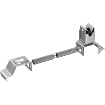   J.PRÖPSTER-110538 tetővezeték tartó Niro kúpcserépre - rugós feszítéssel, Rd8-hoz, V2A, eltartás: 37mm