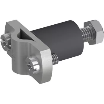   J.PRÖPSTER-111397 levezetőtartó szigetelt rögzítéssel, d=10mm rögzítéséhez