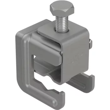   J.PRÖPSTER-111423 csatlakozókapocs 6-20 betonvas + 30x3,5 / Rd10 összekötéséhez,  nyomólappal