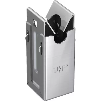   J.PRÖPSTER-111509 Niro vezetéktartó Rd10-hez, V2A, d=7mm furattal, eltartás:36mm