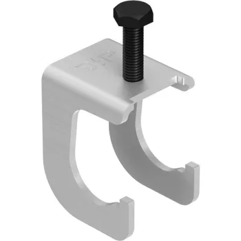   J.PRÖPSTER-111836 - Összekötőkapocs Max, acél/csupasz,lapos 30-40 mm / Ø 25-38 mm