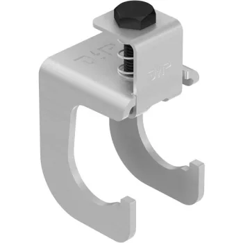   J.PRÖPSTER-111838 - Összekötőkapocs Max, acél/csupasz,lapos 30-40 mm / Ø 25-38 mm, rugóval