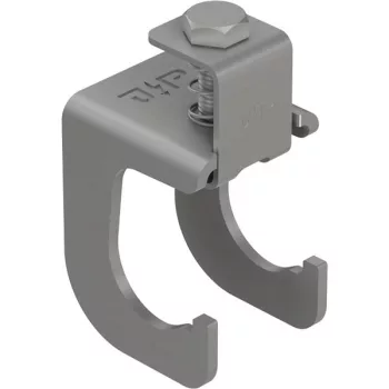   J.PRÖPSTER-111839 - Összekötőkapocs Max, acél/horganyzott,lapos 30-40 mm / Ø 25-38 mm, rugóval