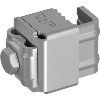   J.PRÖPSTER-111888 csatlakozókapocs kettős csatl. 19-35mm peremhez V2A, Rd 8-10mm