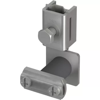   J.PRÖPSTER-111898 Laposszalag-tartó V2A, lap. 30 mm, szigetelt