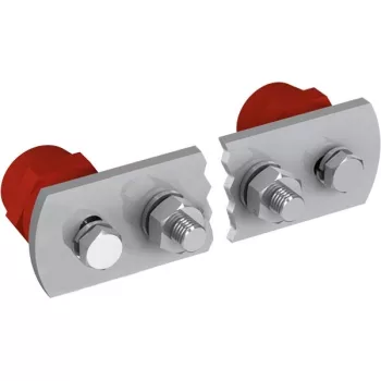   J.PRÖPSTER-112082 potenciálkiegyenlítő sín V2A 250/40x5      5db csatlakozás