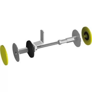   J.PRÖPSTER-112130 falátvezetés vízzáró gumilappal, átfogási tartomány: 200-600mm, V4A, M12 csatlakozással