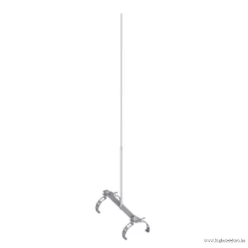   J.PRÖPSTER-1251 rúdtartó kúpcserépre,V2A+felfogórúd Al 1500mm Rd 10/16mm