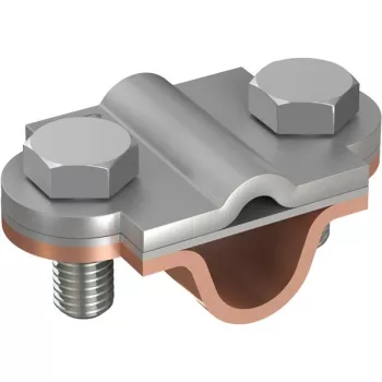   J.PRÖPSTER-1349Z - vario kétfémes összekötőkapocs Rd16mm Cu / Rd 8-10mm Stfz körvezető