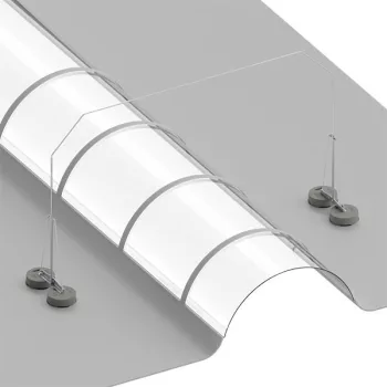   J.PRÖPSTER-490303 - Áthidaló-szett Alu,V2A rögzítőelemekkel