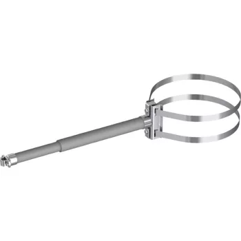   J.PRÖPSTER-490443 ISO traverse, teleszkópos, szalag-rögzítővel, GFK 40/32mm 350-500mm, Rd 8-10-16mm