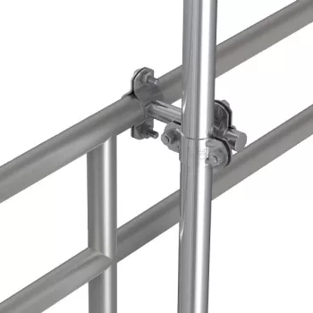   J.PRÖPSTER-490492 felfogóoszlop tartó ? 48,5mm/ 1,1/2"", V2A"