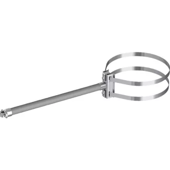   J.PRÖPSTER-490513 ISO traverse, szalag-rögzítővel, GFK 32mm, 500mm, Rd 8-10-16mm