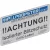 J.PRÖPSTER-640002 Figyelmeztető tábla címke, németül