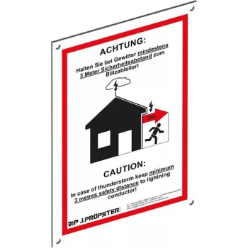 J.PRÖPSTER-912119 Figyelmeztető jelzőtábla