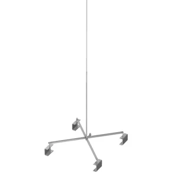   J.PRÖPSTER-919860S - felfogórúd fémlemeztetőre mágnesfólia-talpas rögzítéssel, 2000mm,