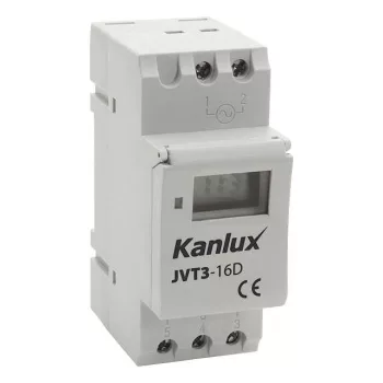   KANLUX-18721 - JVT3-16AS időkapcsoló asztronómiai funkcióval