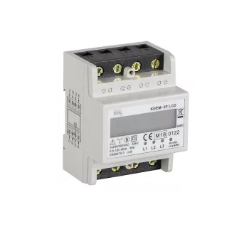  KANLUX-19344 - KDEM-3P LCD fogyasztásmérő villamosenergia fogyasztásmérő