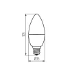 KANLUX-23435 - DUN 4,9W E14-NW fényforrás E14