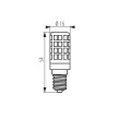 KANLUX-24528 - ZUBI LED 4W E14-WW fényforrás