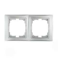 KANLUX-24881 - DOMO 01-1470-043 ezü Dupla keret, vízszintes