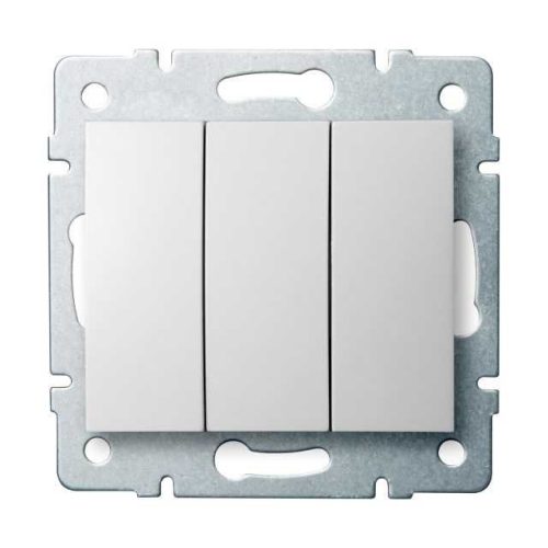 KANLUX-25076 - LOGI 02-1090-102 feh Hármas csillárkapcsoló