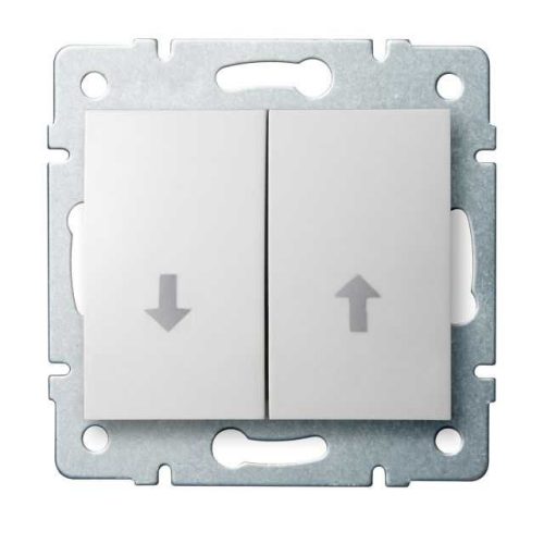 KANLUX-25099 - LOGI 02-1310-102 feh Redőny-nyomókapcsoló