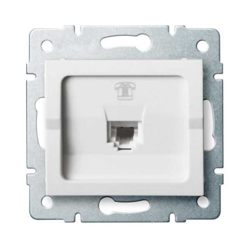 KANLUX-25106 - LOGI 02-1370-002 feh Telefon csatlakozó aljzat