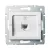 KANLUX-25106 - LOGI 02-1370-002 feh Telefon csatlakozó aljzat