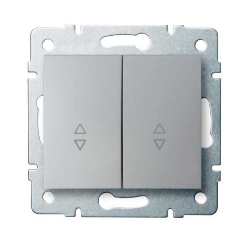 KANLUX-25192 - LOGI 02-1060-143 ezü Dupla alternatív kapcsoló