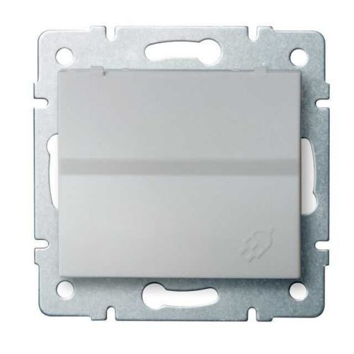 KANLUX-25205 - LOGI 02-1230-143 ezü Dugalj IP44 csapfedeles