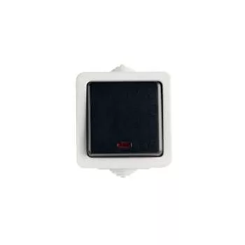   KANLUX-25353 - TEKNO 05-1110-143 fek Jelzőf.egypól. kapcsoló IP54