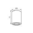 KANLUX-25479 - BORD XS DLP-50-W lámpa GU10
