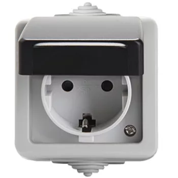  KANLUX-27130 - TEKNO 05-1240-143 fek Dugalj gyerekvédelemmel IP54