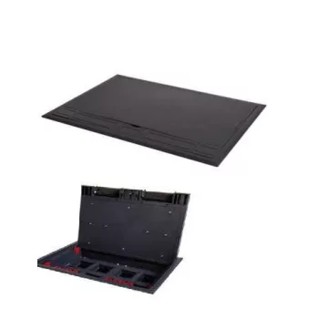   KANLUX-28303 - BIURO+ 04-0021-100 padlódoboz Műanyag padlódoboz 8xM45