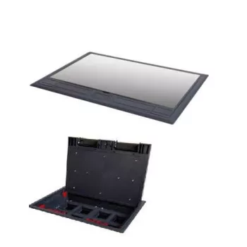   KANLUX-28304 - BIURO+ 04-0022-100 padlódoboz Műanyag padlódoboz 8xM45