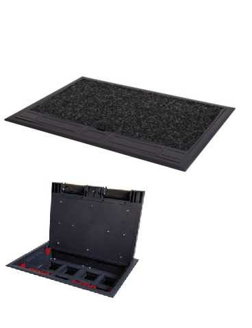 KANLUX-28305 - BIURO+ 04-0023-100 padlódoboz Műanyag padlódoboz 8xM45