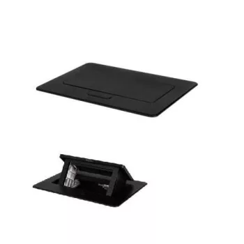   KANLUX-28312 - BIURO+ 04-0051-100 aszt.doboz Soft POP-UP fém asztali, 2xM45