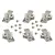 KANLUX-28503 - CLIPS BRAVO S/P 12030 klipsz gipszkartonhoz