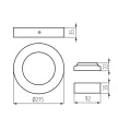 KANLUX-28949 - CARSA V2LED 18W-NW-W lámpa