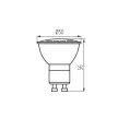 KANLUX-31232 - GU10 4W-CW LED (MIO) fényf.