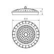 KANLUX-31405 - HB UFO LED 100W-NW lámpa Miledo
