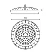 KANLUX-31406 - HB UFO LED 150W-NW lámpa Miledo