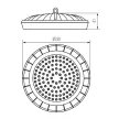 KANLUX-31407 - HB UFO LED 200W-NW lámpa Miledo