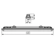 KANLUX-31410 - DICHT LED 18W-NW lámpa Miledo PC 60 cm