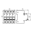 KANLUX-32603 - KMB6-C16/4 kismegszakító
